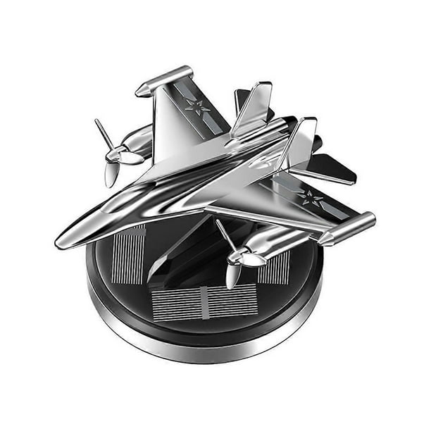 Solar Car Air Freshener,Al Alloy Airplane Air Fresheners for Car, Car Perfume Aromatherapy Diffuser