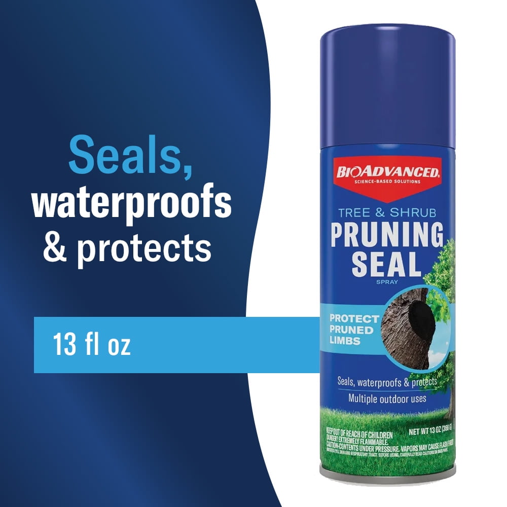 (2 pack) BioAdvanced Tree & Shrub Pruning Seal Liquid, 13oz Can Protects Newly Pruned Limbs From Insects and Fungus