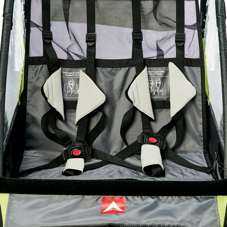 Allen Sports Deluxe 2-Child Foldable Bike Trailer & Stroller Allen Sports Deluxe 2-Child Foldable Bike Trailer & Stroller