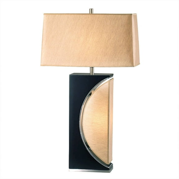 NOVA OF CALIFORNIA Half Moon Table Lamp - Dark Brown