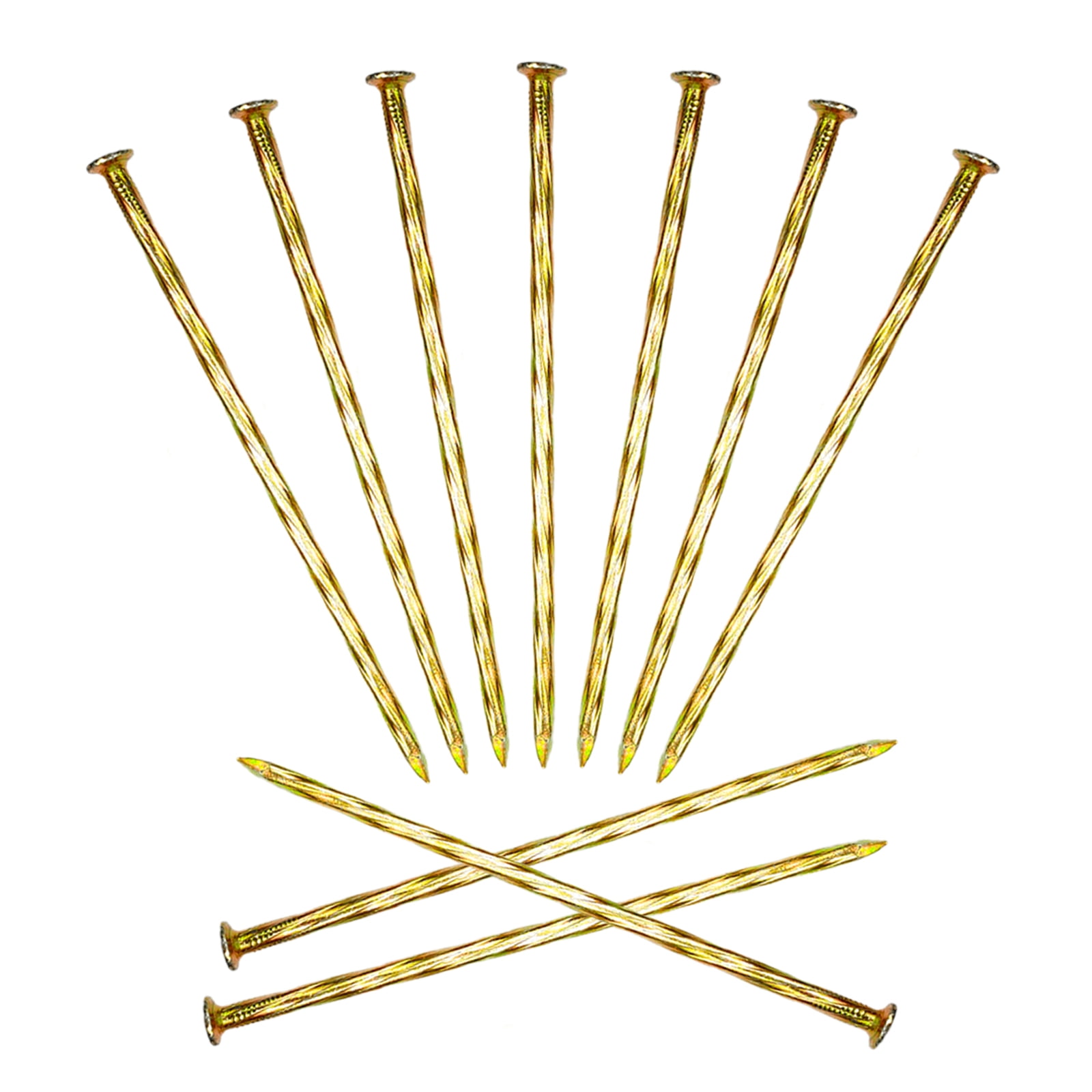 10Pcs Turf Nails Ground Stakes, Metal Artificial Grass Nails Landscape