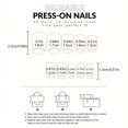 thumbnail image 4 of Short Press On Nails French Pink Fake Nails With Design, Acrylic False Nails, Full Coverage False Nails, Nail Accessories, 4 of 4
