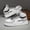 White and Grey, variant on Men'S And Women'S Casual High-Top Skateboard Shoes Pure White Sneakers Round Toe Lightweight Comfortable Minimalist Style Campus Style Daily Outing Hiking Shoes Couple Shoes Men'S Shoes