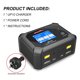 thumbnail image 3 of Cargador rápido de batería digital inteligente AC100W DC200W para Lipo LiHV LiFe NiMh PB (AU) Ehuebsd libre de BPA, 3 of 9