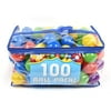 Sunny Days Entertainment 100 Count Ball Pit Refills, Phthalate Free and BPA Free, Crushproof Plastic in Assorted Colors