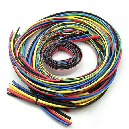 

55M/Kit Heat Shrink Tubing 11 sizes Tube Sleeving Wire Cable 6 Colors