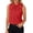 Red, variant on Women's Bow Tie Neck Sleeveless Blouse Top Flowy Chiffon Casual Summer Work Office Business Elegant Shirt Tops Beige XXL
