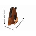thumbnail image 2 of Monedero de CAPIBARA, Diseño de Animalito: Carpincho, Chigüire, Chigüiro o Ronsoco, Hydrochoerus, Color Marrón con Moño Rosa, Estilo Kawaii, Novedoso de Moda y Encantador., 2 of 5