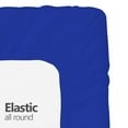 thumbnail image 3 of Crescent Bedding Twin Extra Long Fitted Sheet Only - Soft & Comfy 100% Cotton (Twin XL, Royal), 3 of 6