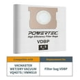 thumbnail image 5 of POWERTEC 6PK Shop Vacuum Bags for Vacmaster VDBP Vacuum Bags, Replacement Filter Bags for Vacmaster VQ407S, VWM510 4-5 Gallon Wet/Dry Vacuum, 75023-P2, 5 of 6