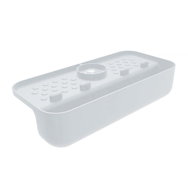 Almohadilla de secado de drenaje Protector contra salpicaduras de grifo Tapete de secado de grifo Grifo de baño Agua Negro