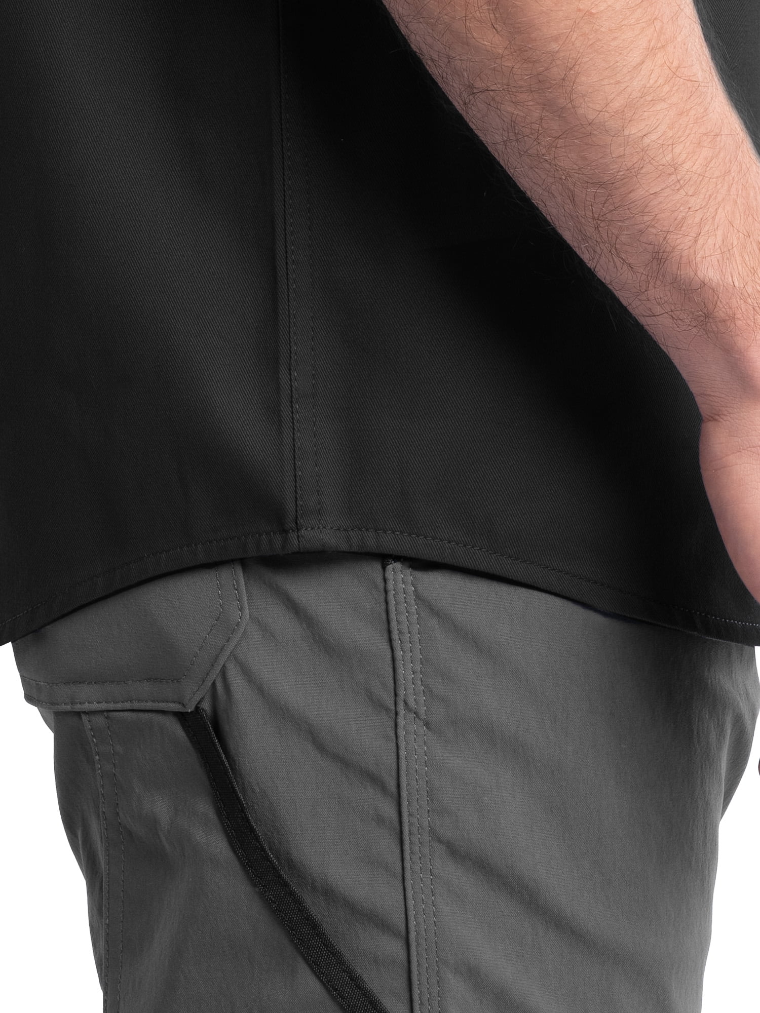 Wrangler Workwear Men’s Short Sleeve Durable Twill Pen Pocket Work Shirt, size S-3XL