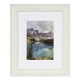 thumbnail image 1 of DesignOvation Brimstead 8" x 10" Matted to 5" x 7" White Tabletop Picture Frame, 1 of 6