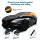 thumbnail image 2 of Funda de coche Mornyray impermeable para todo tipo de clima para sedán de 194 a 206 pulgadas, 2 of 8