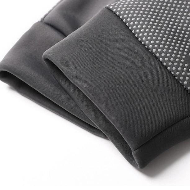 Guantes de invierno Esquí Impermeable Hombres Ciclismo Guante para correr Conducir Gris JShteea Accesorios para bicicletas