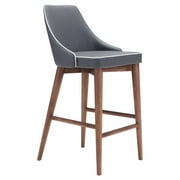 Zuo Modern Moor Counter Chair Dark Gray