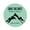 Mint, variant on Darling Souvenir Round 45 Pcs Mountain Save The Date Stickers Personalized Bride Groom Names and Date Envelope Seals - Mint