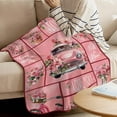 thumbnail image 4 of Mom Blankets from Daughter Son Mom Birthday Gift Mothers Day Blanket Mothers Birthday Valentine Blanket for Mom Wife Women Pink Soft Floral Letter Baby Fleece Throw Blanket 30x40, 4 of 6