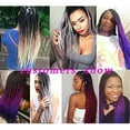 thumbnail image 6 of LELINTA Beasuty Braiding Hair Extensions Synthetic Fiber for Twist Jumbo Ombre Braiding Hair 24inch 3-5pcs/lot Black-Brown, 6 of 6
