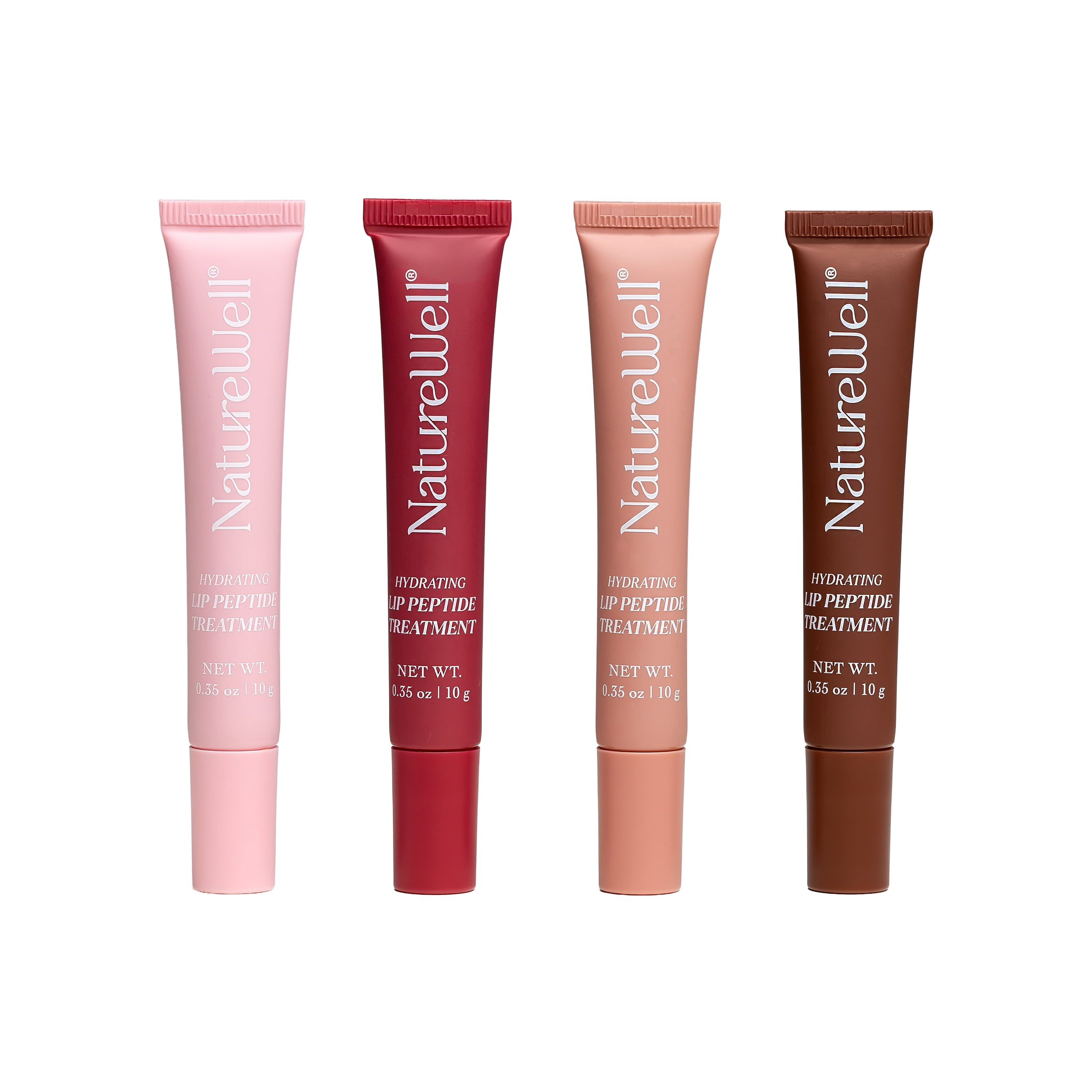 NatureWell Hydrating & Tinted Lip Peptide, 4-Pack