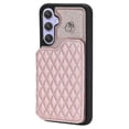 thumbnail image 2 of Funda con textura de cuadrícula y cordón para Samsung Galaxy A54 5G (negra), 2 of 5