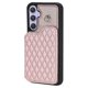 thumbnail image 2 of Funda con textura de cuadrícula y cordón para Samsung Galaxy A54 5G (negra), 2 of 5