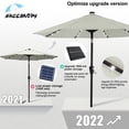 thumbnail image 4 of Sombrilla de patio ABCCANOPY, solar LED duradera con 32 luces, 4 of 9