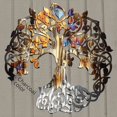 thumbnail image 4 of Árbol de la vida de metal, colgante de pared para el hogar, de hierro forjado, diseño lleno de vida, 4 of 5