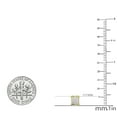 thumbnail image 5 of Dazzlingrock Collection Round White Diamond Screwback Stud Earring for Men (1 Pc Only, 0.02 ctw, Color I-J, Clarity I1-I2) in 18K Yellow Gold, 5 of 6