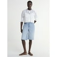 thumbnail image 2 of Scoop Women’s and Women’s Plus Denim Bermuda Shorts, Sizes 0-28 Plus, 2 of 5