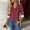 *Red, variant on ClodeEU Womens Long Sleeve Shirts,V Neck Tees Tops,Tunic Blouses Brown,Womens Plus L