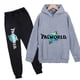 thumbnail image 3 of Conjunto de sudadera y pantalones con capucha de polar con estampado infantil de Palworld, conjunto deportivo de 2 piezas adecuado para conjuntos de niños y niñas, 3 of 5