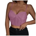 thumbnail image 1 of adviicd White Tank Top Woman Womens Sleeveless Racerback High Neck Casual Basic Cotton Ribbed Fitted Tank Top(Purple,XS), 1 of 9