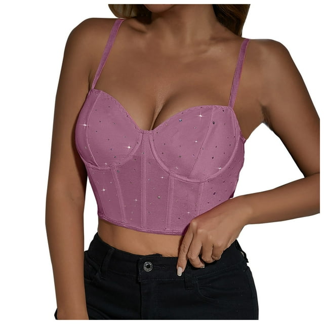 adviicd White Tank Top Woman Womens Sleeveless Racerback High Neck Casual Basic Cotton Ribbed Fitted Tank Top(Purple,XS)