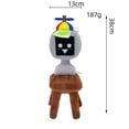 thumbnail image 1 of Sprunki Plush Game-Related Plush Toys Mr. Computer, 1 of 2