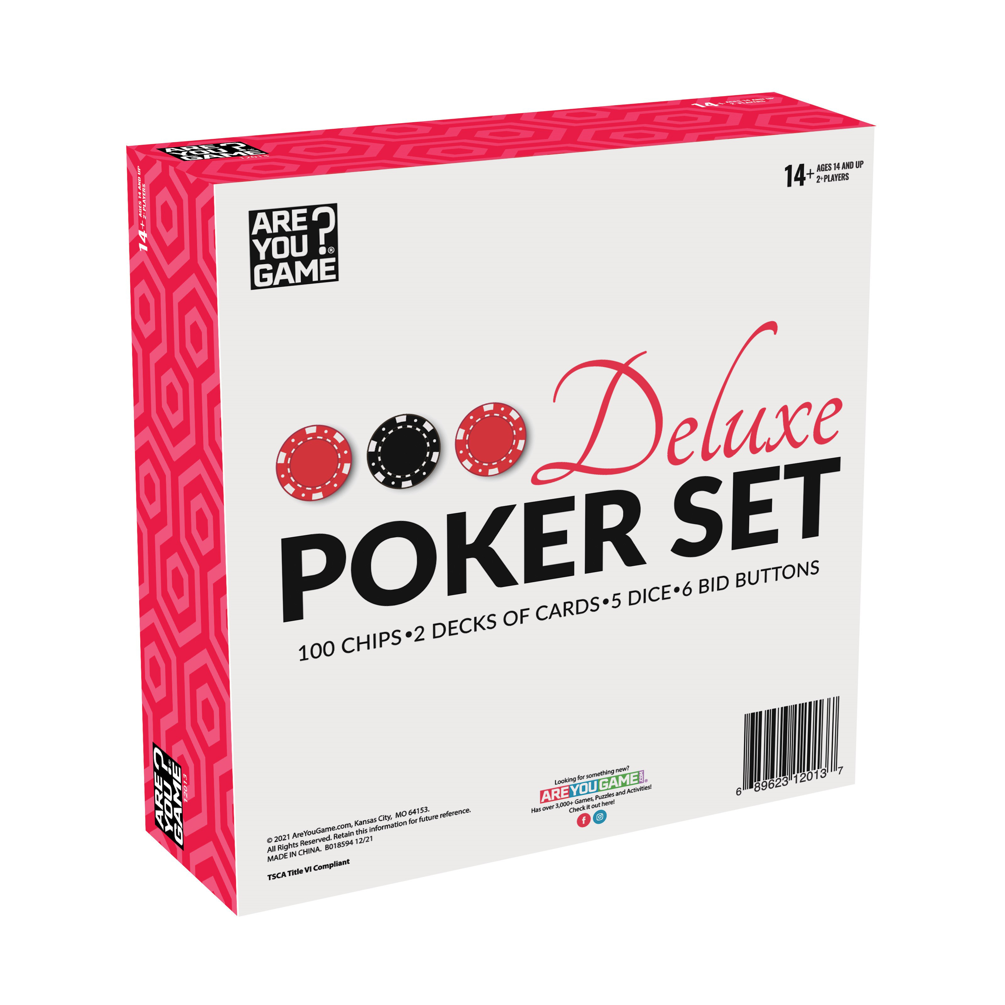 AreYouGame.com Deluxe Poker Set