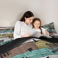 thumbnail image 5 of jejeloiu Vintage Windmill Queen Comforter Set,Country Farmhouse Lodge Bedding Comforter Set For Adults Reversible 3 Pieces, 5 of 8