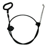 ProFurnitureParts RECLINER RELEASE CABLE D-RING STYLE EXPOSED LENGTH 4.75"