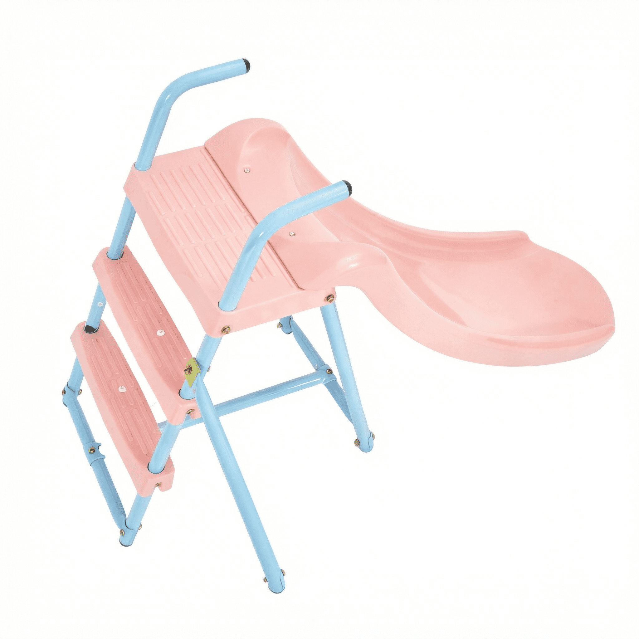 3 in 1 Metal Swing Set Outdoor , SHINPT Toddler Swing Set for Backyard, Tall Swing Set with Slide, Saucer Swing Seat, Belt Swings Seat, Heavy Duty Swing Set for kids, Kids Playset Outdoor
