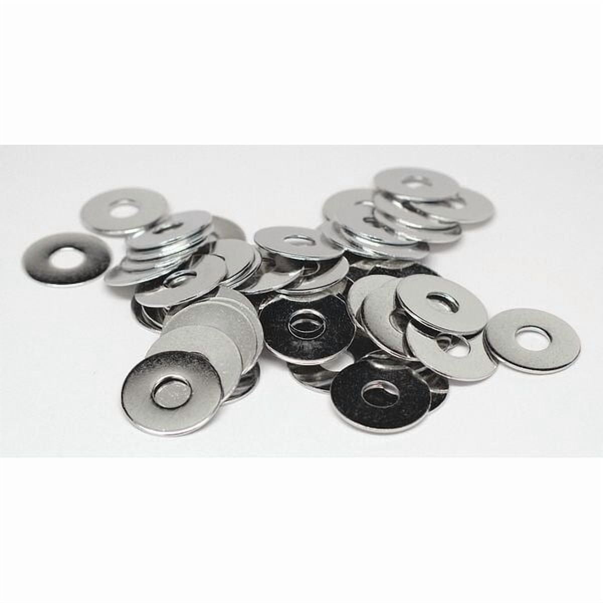 Flat Washer, For Screw Size 7/16" ,Stainless Steel NL-19 Finish, 100 PK