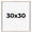 White Washed, variant on 30x30 Frame Beige Real Wood Picture Frame Width 0.75 inches | Interior Frame Depth 0.5 inches |