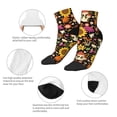 thumbnail image 5 of Pofeuu Sunflowers Mushrooms Print 30cm Socks, Adult Running Hiking Socks for Youth and Adult, 5 of 7