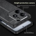 thumbnail image 4 of For Xiaomi Redmi Note 14 4G Case Litchi Texture TPU Flexible Phone Cover, Black, 4 of 5