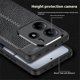 thumbnail image 4 of For Xiaomi Redmi Note 14 4G Case Litchi Texture TPU Flexible Phone Cover, Black, 4 of 5