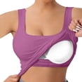 thumbnail image 5 of HBYJLZYG Women's Plus Size Tank Top with Built-in Bra, Ribbed Sleeveless Cami Shirt, U Neck Comfortable Summer Vacation Top, Versatile Everyday Casual Wear, 5 of 9
