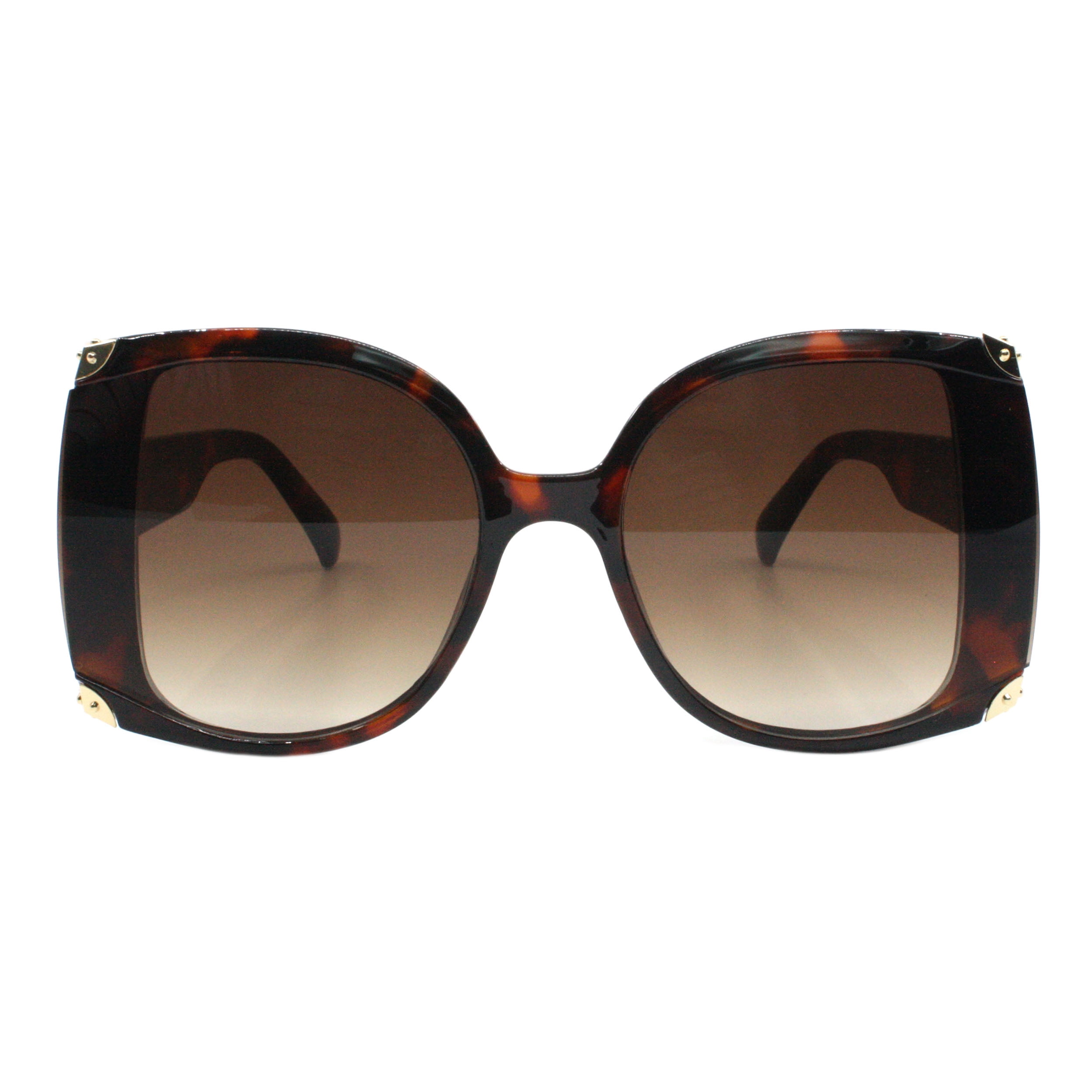 Saint - Women's Polarized Oversized Square Sunglasses| Brown