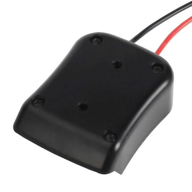 Conector de AlimentacióN de Base de Montaje de BateríA de 10,8 V-12 V con Herramienta de Adaptador de Conectores de Cables de 14 Awg para BateríA DIY, Negro