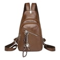 thumbnail image 3 of CAIXIA Crossbody Purses For Women Multi Compartment Adjustable Strap Versatile Chest Sling Crossbody Messenger Bag, Convertible Shoulder Purse For Work Travel Leisure, 3 of 4