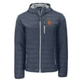 thumbnail image 2 of Men's-Cutter & Buck  Anthracite Virginia Cavaliers Rainier Eco PrimaLoft Hooded Full-Zip Jacket, 2 of 3