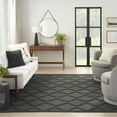 thumbnail image 6 of 7' X 10' Black Geometric Flatweave Area Rug, 6 of 10